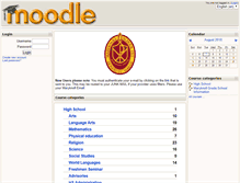 Tablet Screenshot of moodle.maryknollschool.org