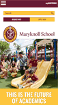 Mobile Screenshot of maryknollschool.org